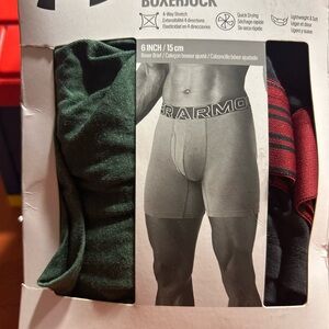 NEW-Under Armour Boxer Jock Briefs - Green, Red, and Navy 3XL